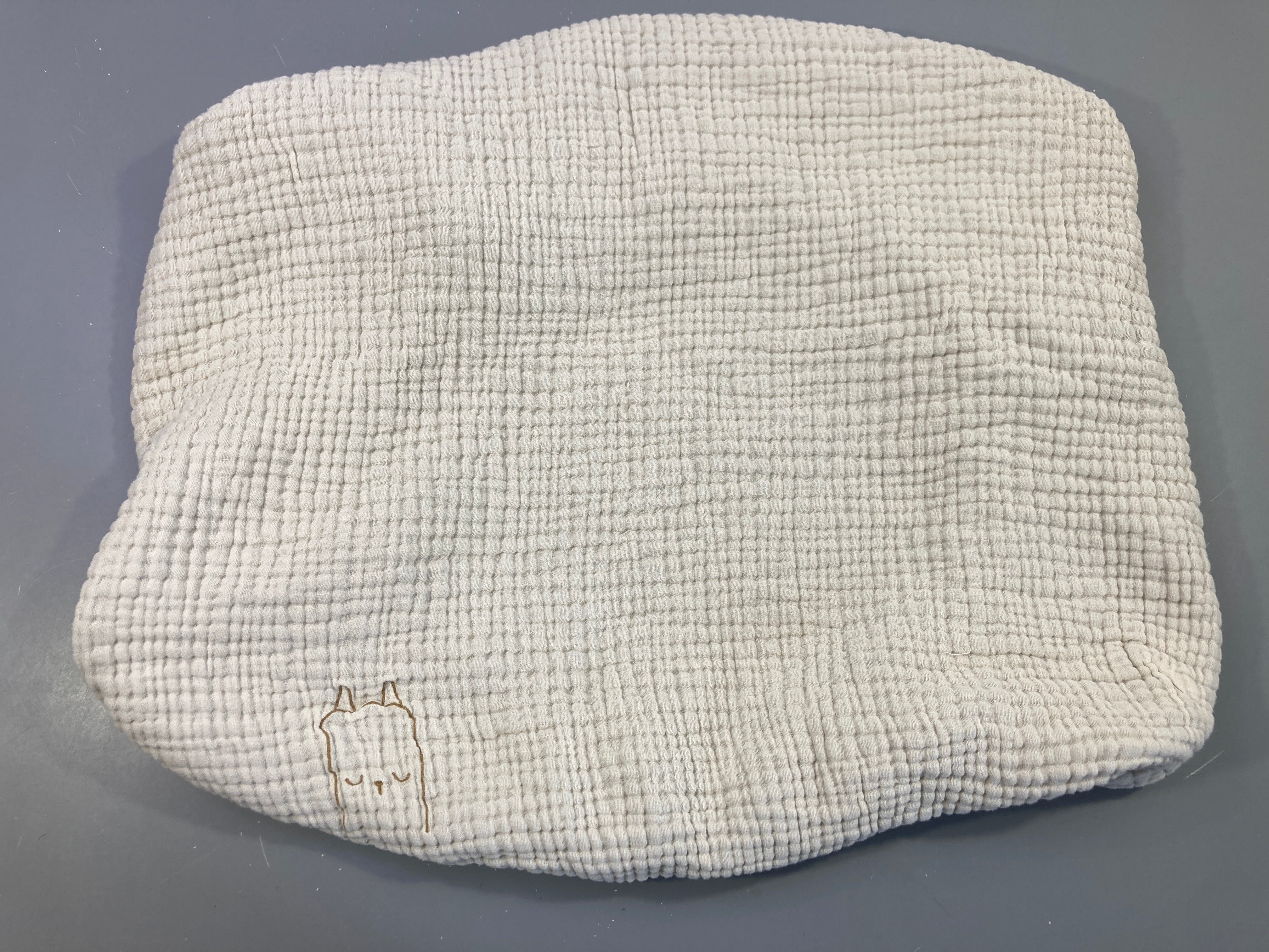 IKEA VÄDRA Housse pour matelas à langer réversible beige/bleu, 48x74 cm