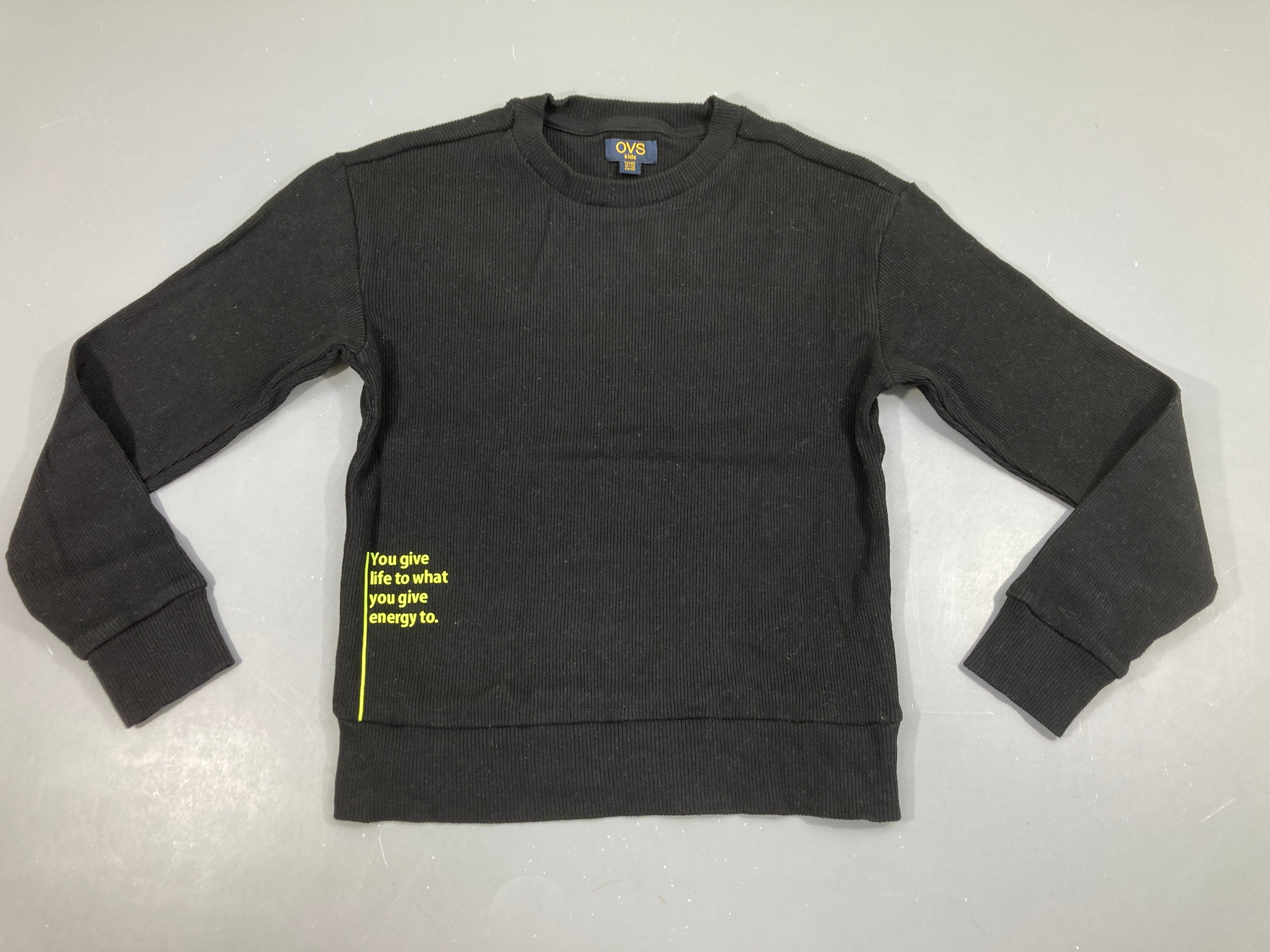 Pull côtes noir