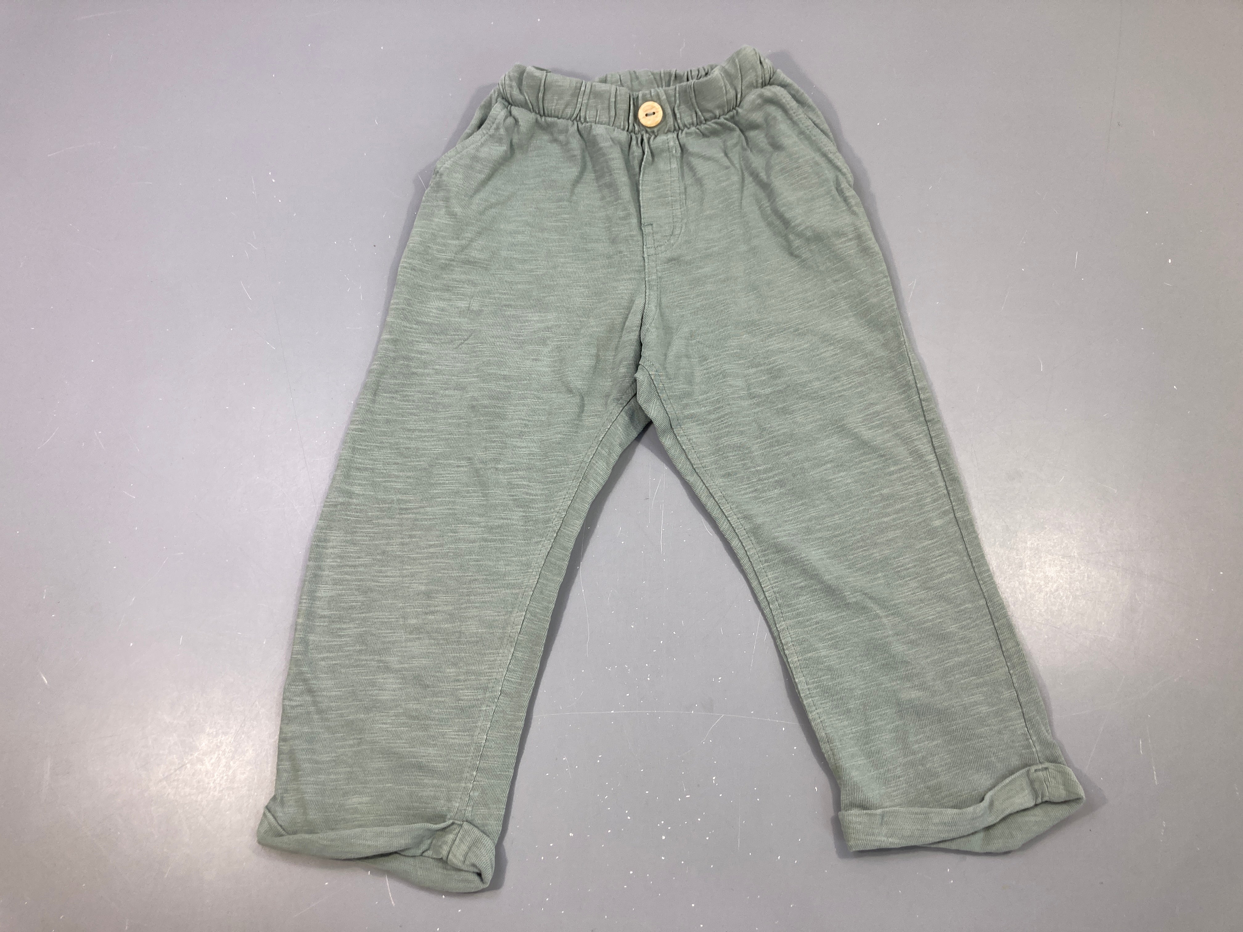 Pantalon jersey kaki revers