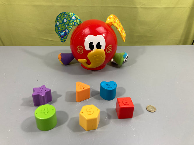 Playgro éléphant avec formes à encastrer, moins cher chez Petit Kiwi