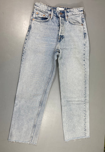 Jeans mom clair, moins cher chez Petit Kiwi