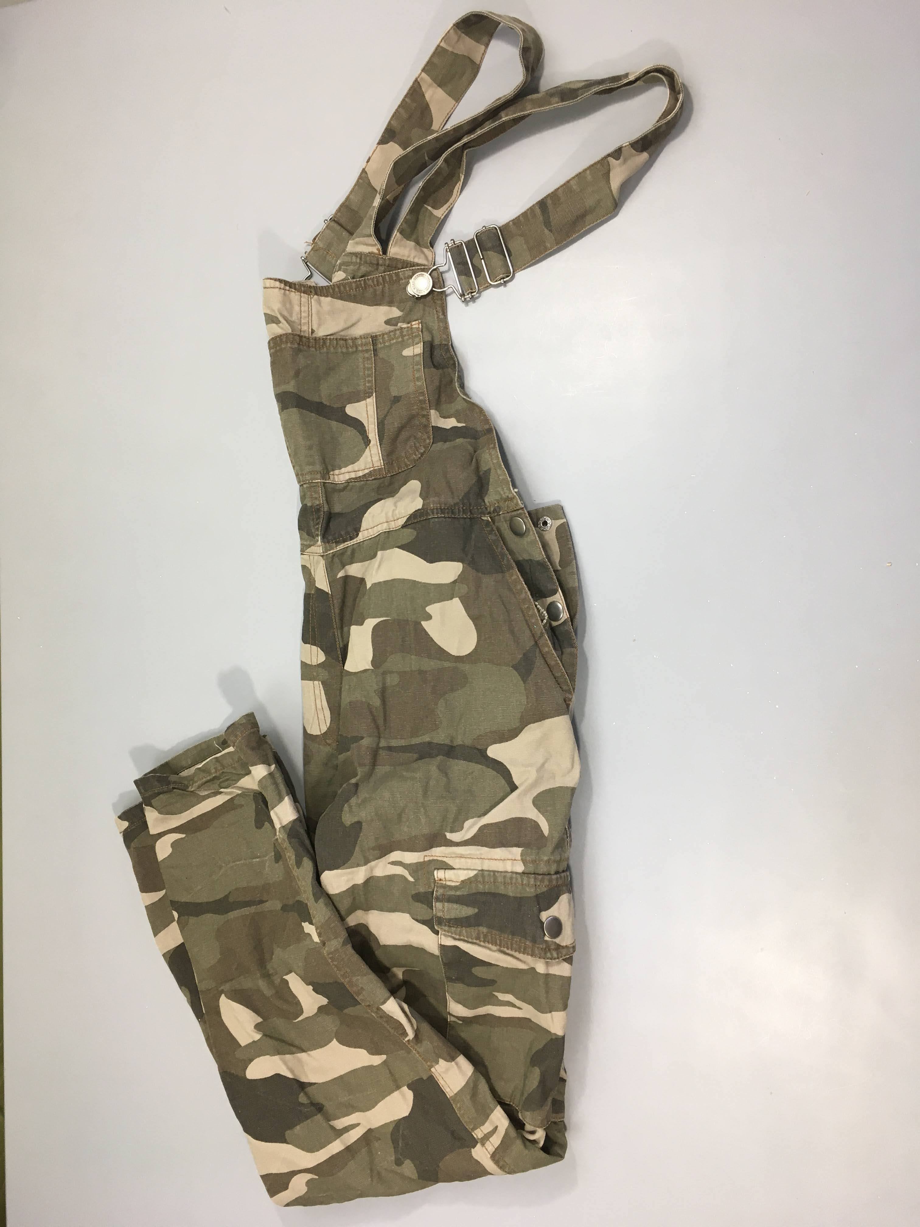 Salopette kaki camouflage