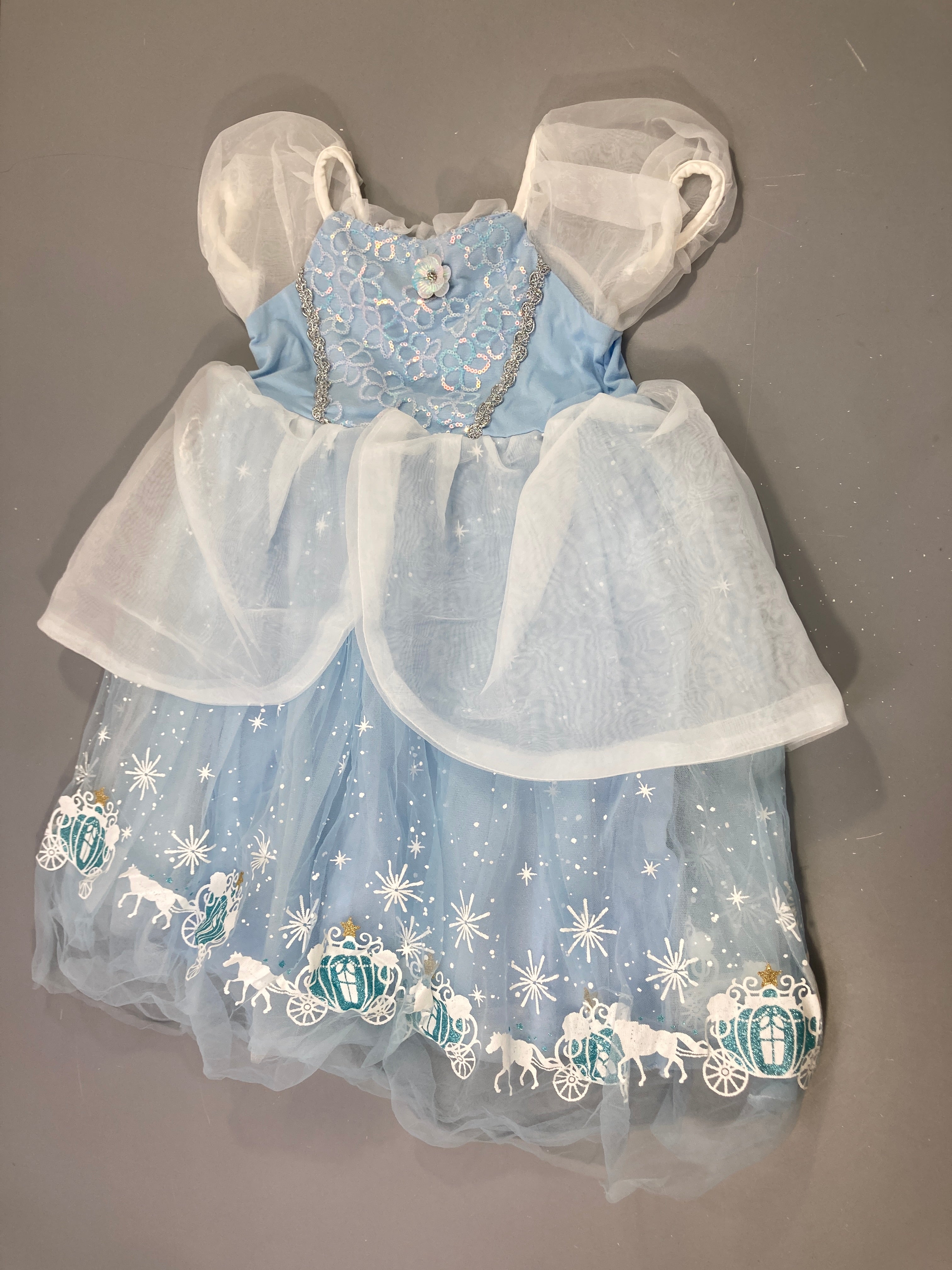 Déguisement Robe de princesse bleu clair Cendrillon