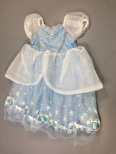 Déguisement Robe de princesse bleu clair Cendrillon, moins cher chez Petit Kiwi