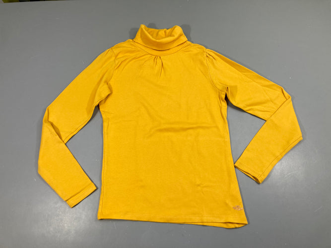 T-shirt m.l col roulé jaune, moins cher chez Petit Kiwi