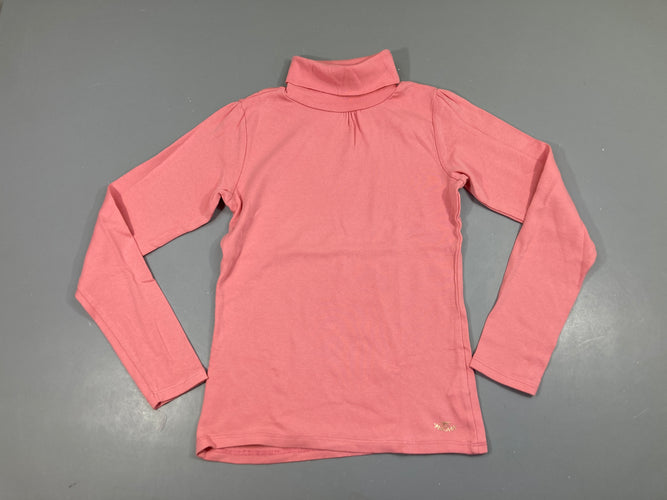T-shirt m.l col roulé rose, moins cher chez Petit Kiwi