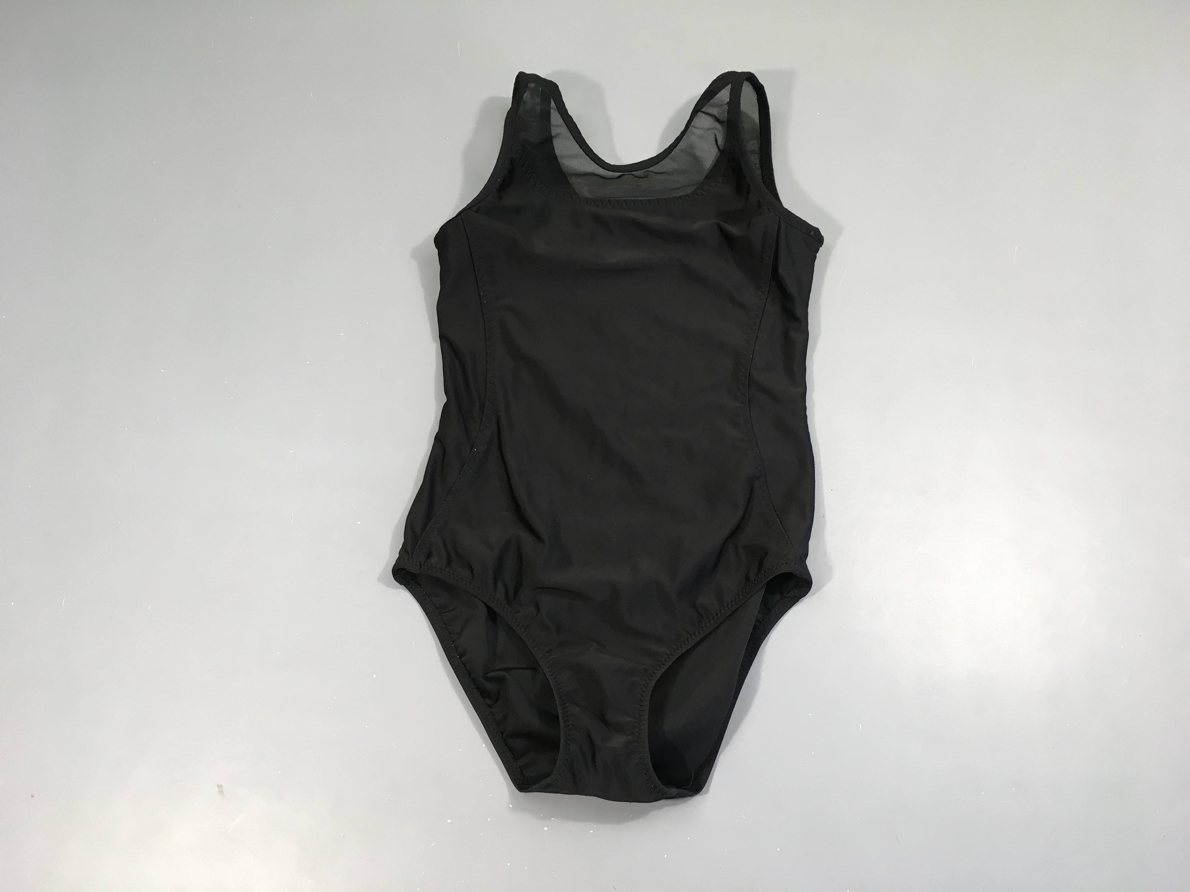 Maillot de gym noir voile haut Taille estimée