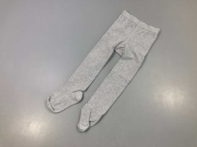 Collants gris fil irisé, moins cher chez Petit Kiwi