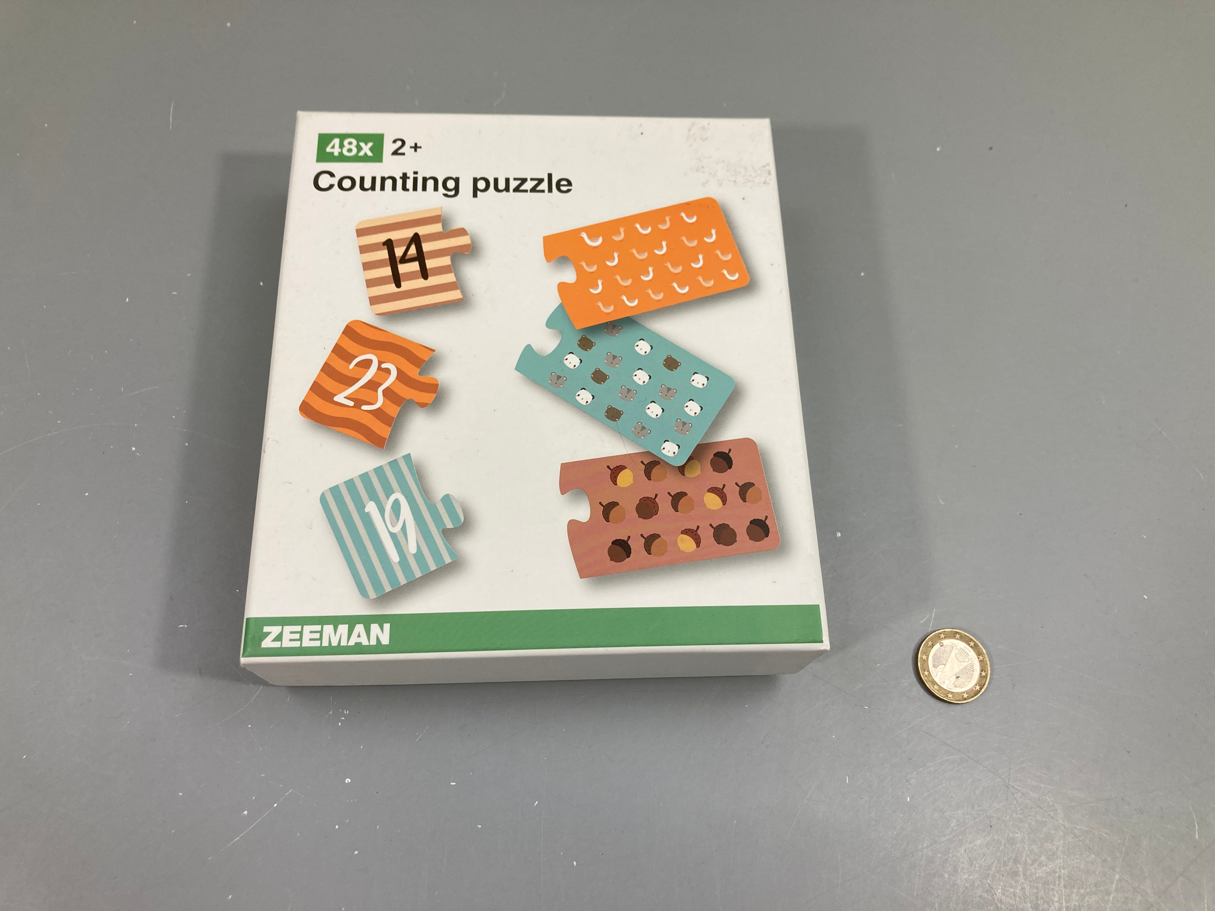 Domino counting puzzle, 48pcs, +2a