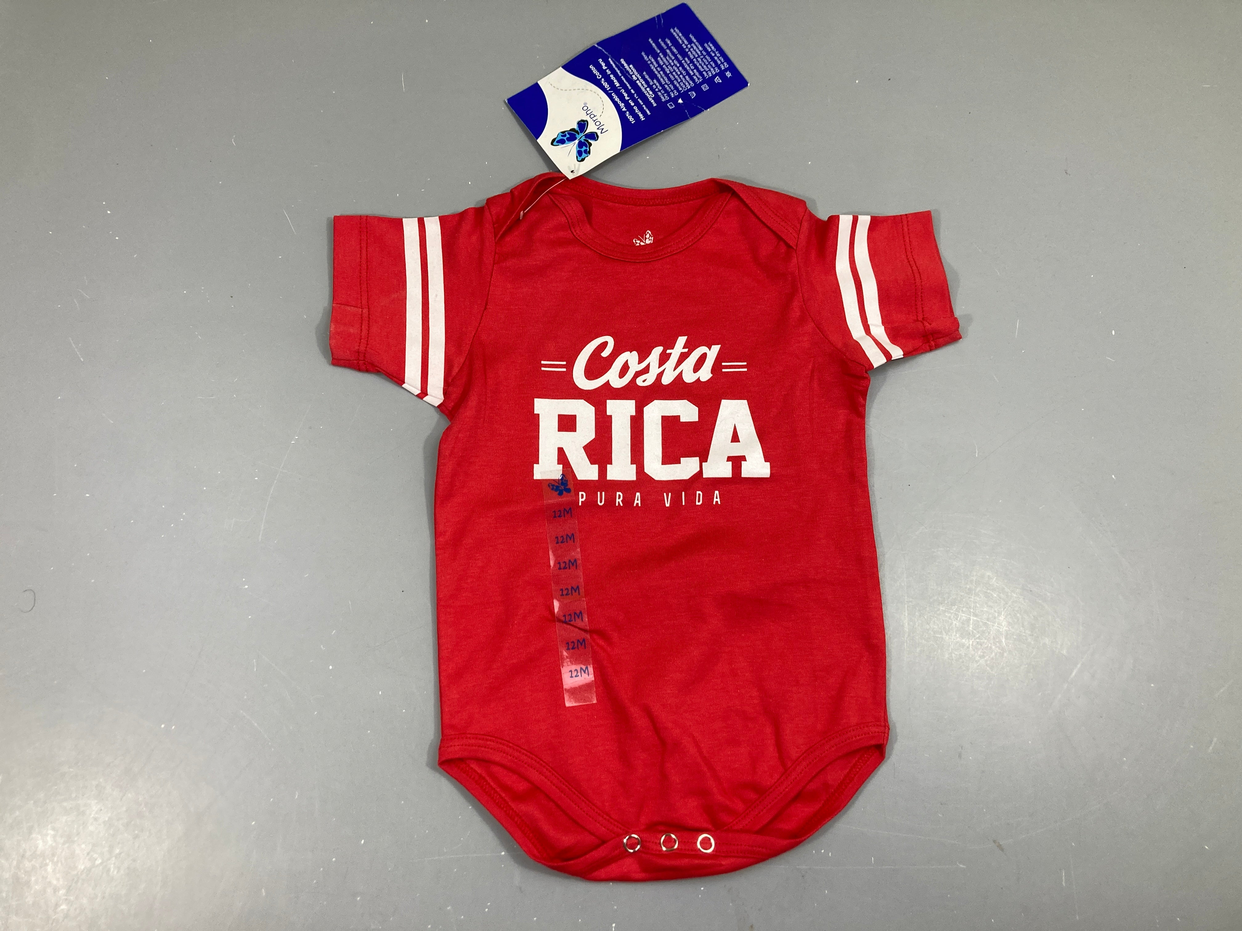NEUF Body m.c rouge Costa Rica