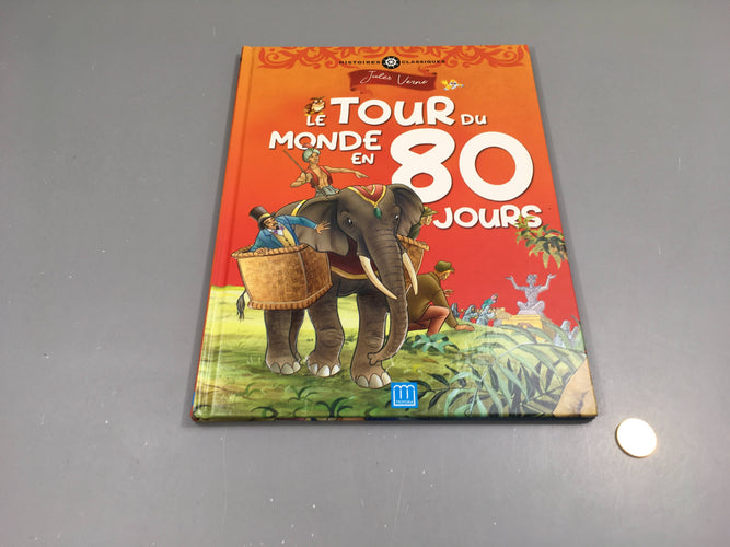 Le tour du monde en 80 jours, Jules Vernes, Trifora, moins cher chez Petit Kiwi