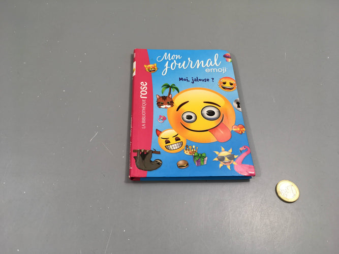 Moi, jalouse? Mon journal Emoji, Bibliothèque rose, moins cher chez Petit Kiwi