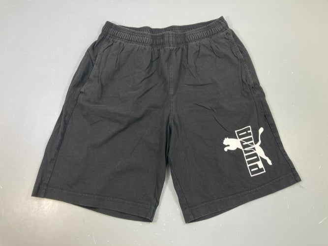 Short de sport jersey noir puma, moins cher chez Petit Kiwi