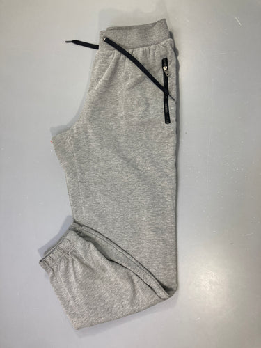 Pantalon trainig gris chiné, moins cher chez Petit Kiwi