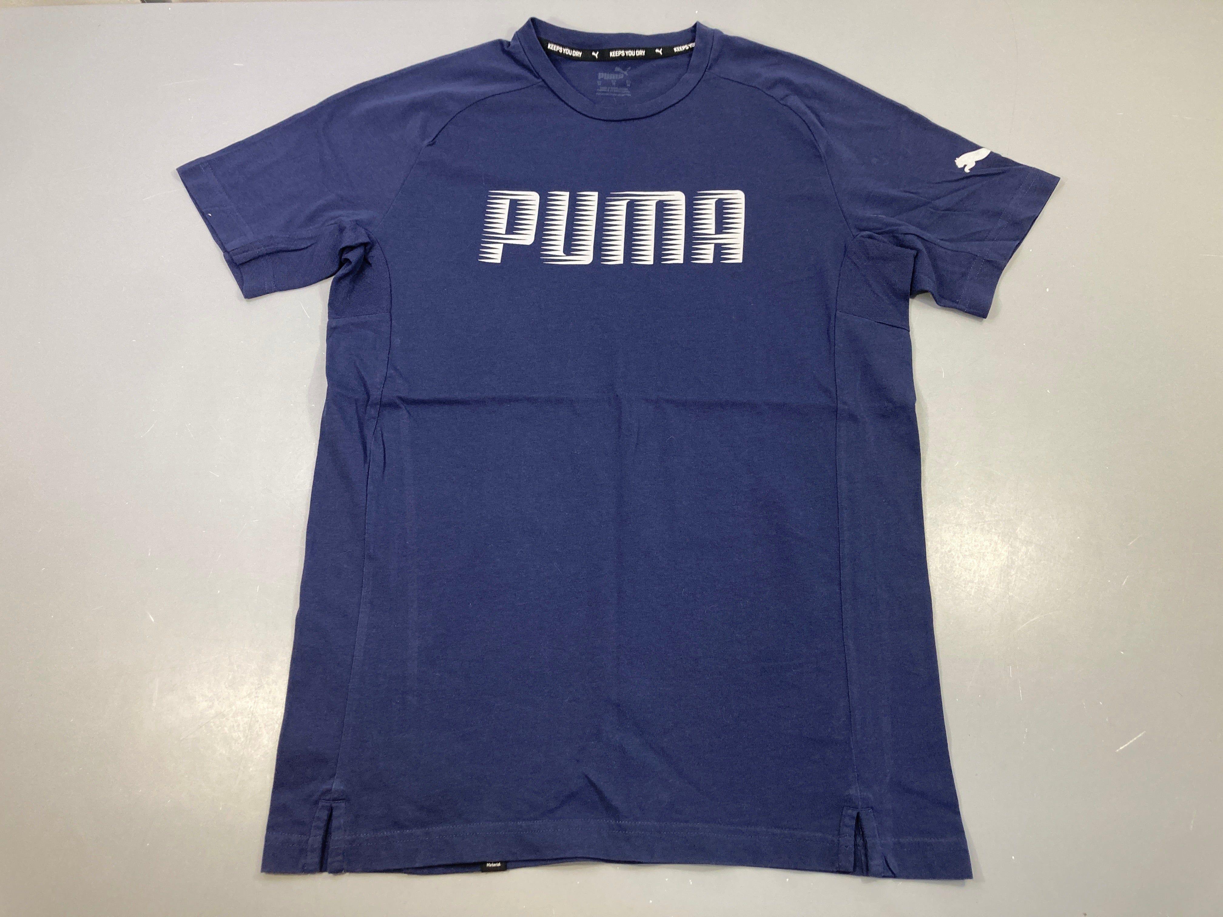 T-shirt m.c bleu foncé puma