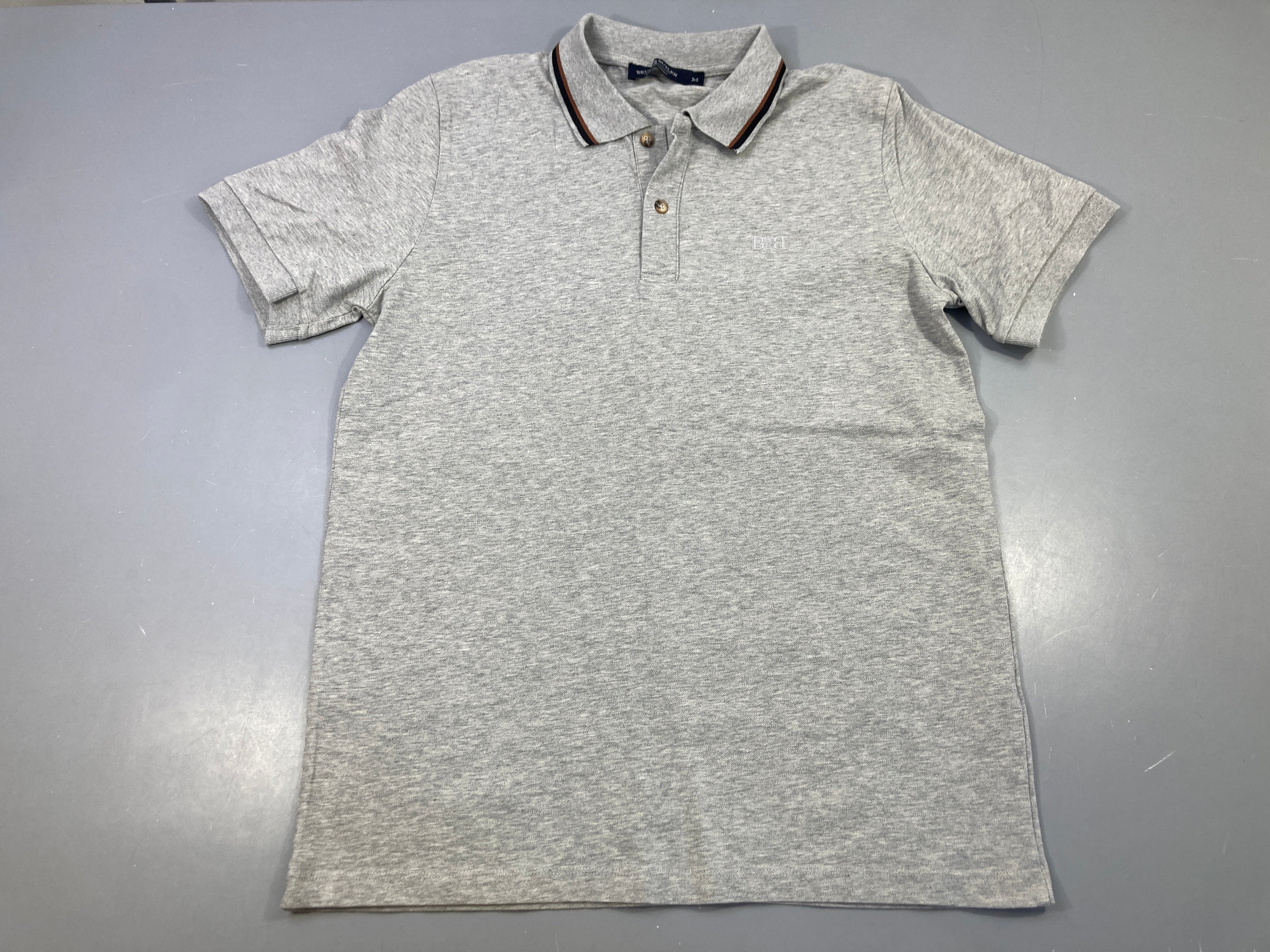 Polo m.c gris Bruce&Butler