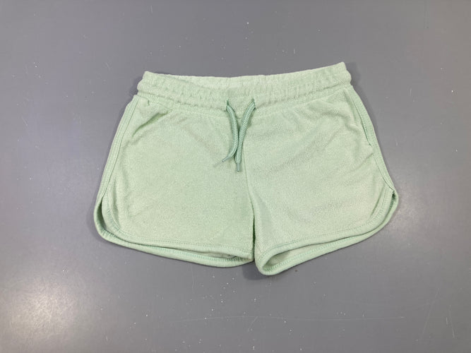 Short éponge vert d'eau, moins cher chez Petit Kiwi
