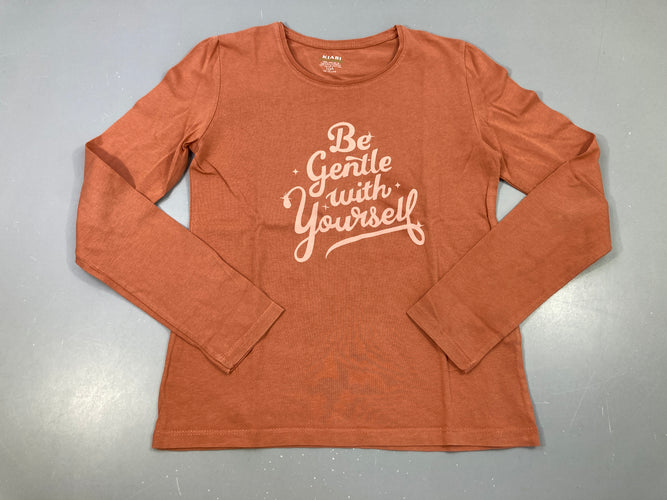 T-shirt m.l brique Yourself, moins cher chez Petit Kiwi