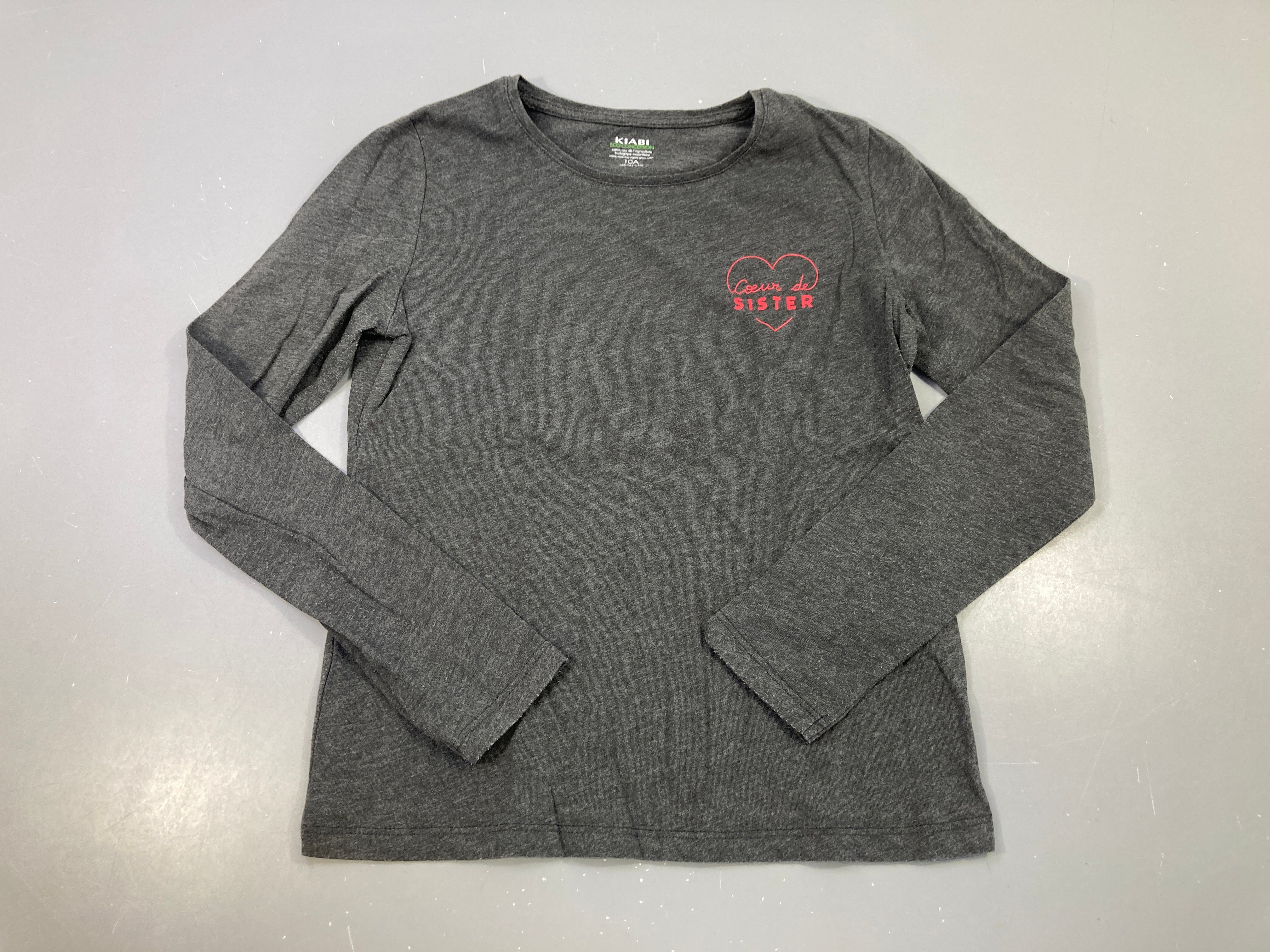 T-shirt m.l gris chiné Sister