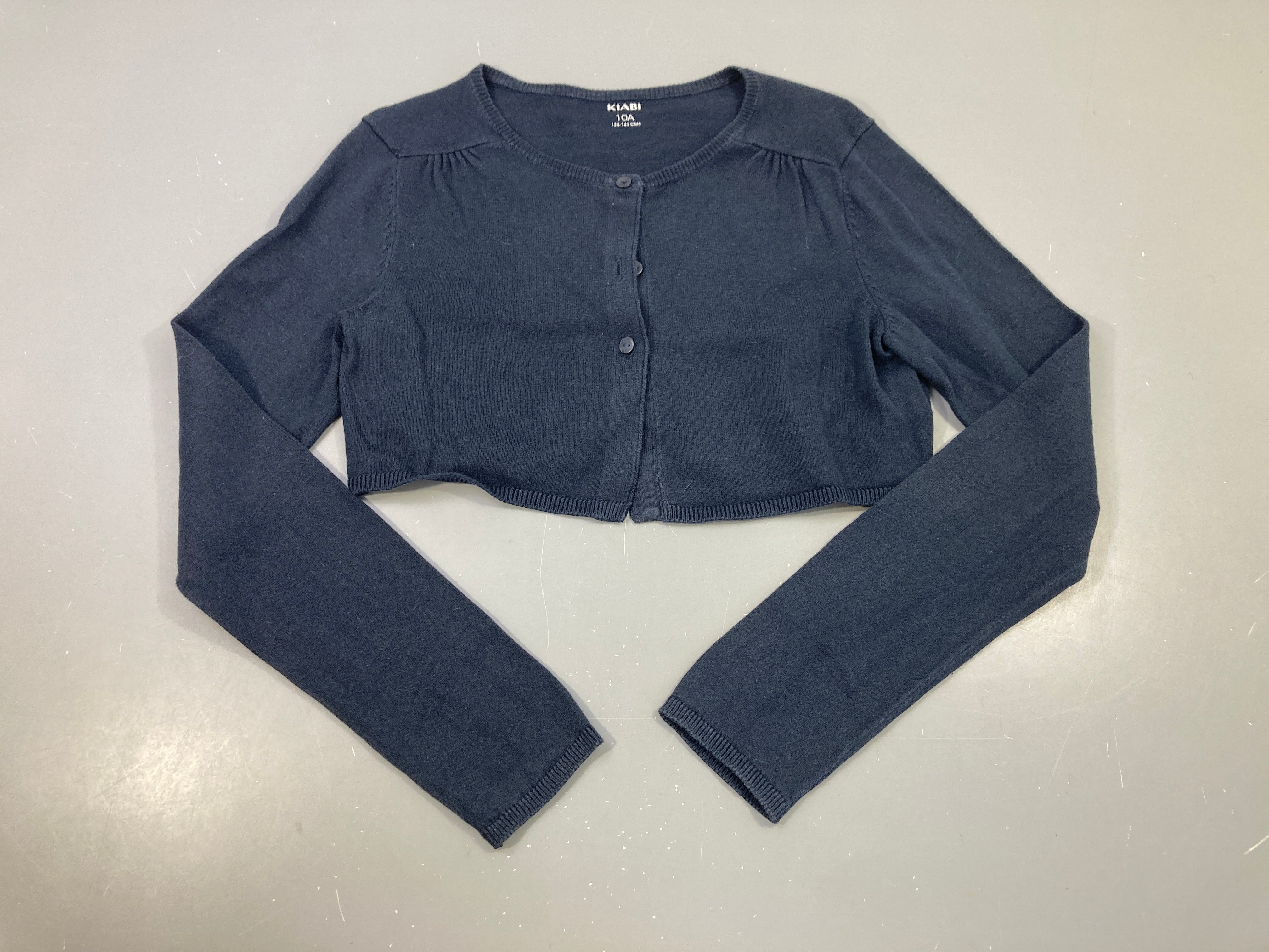 Gilet bleu foncé court