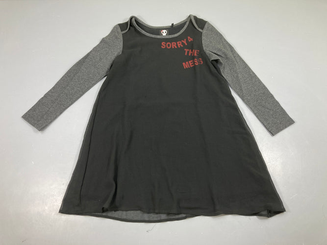 Robe m.l noir-gris voile Sorr.y 4, moins cher chez Petit Kiwi