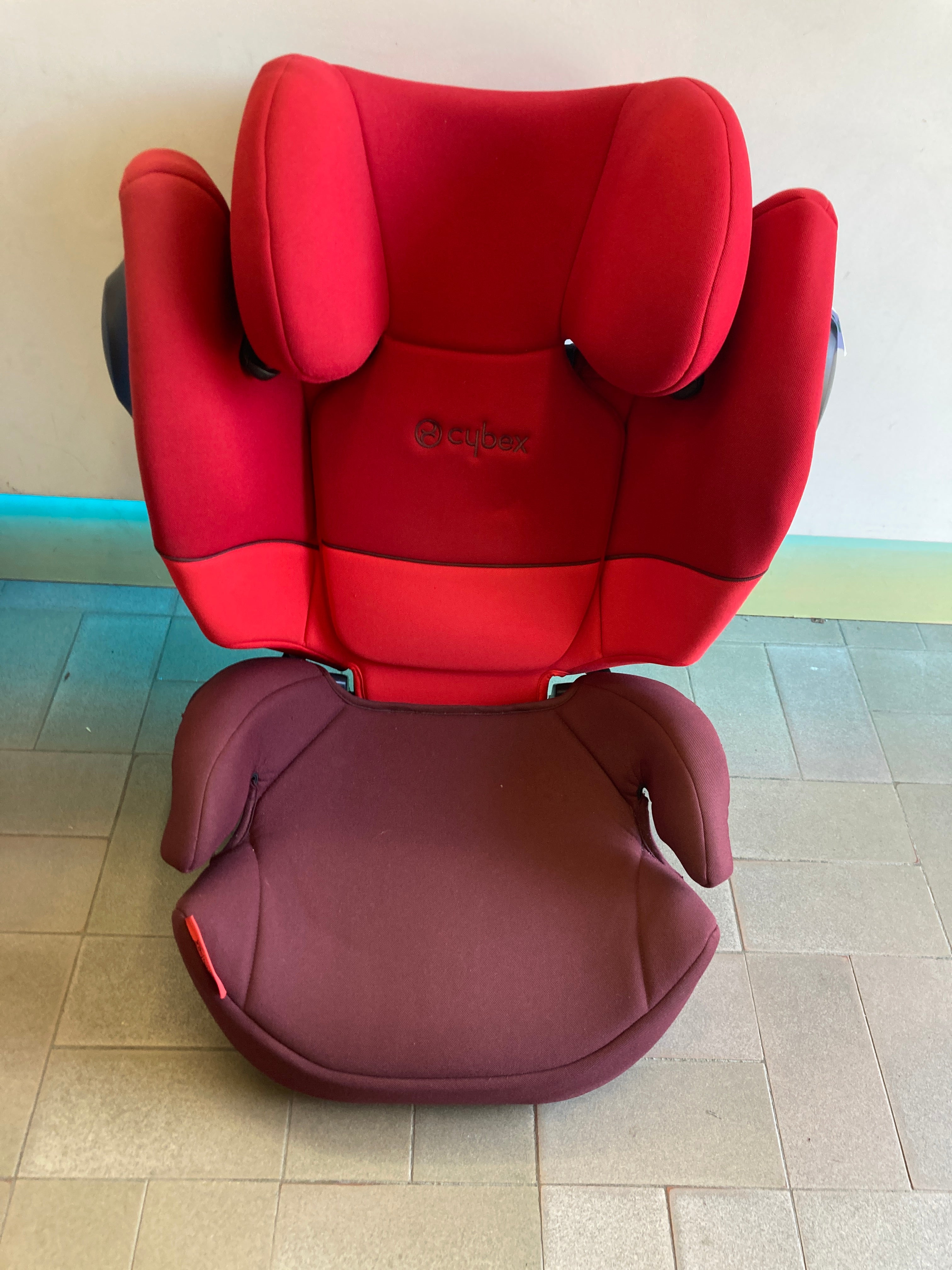 Siège auto Cybex Solution M-Fix SL Rumba Red groupe 2/3 de 15à36kg 3 à 12a