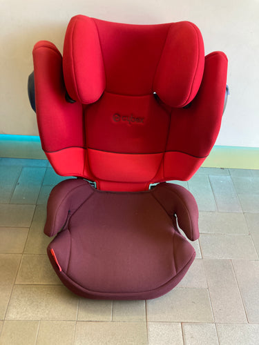 Siège auto Cybex Solution M-Fix SL Rumba Red groupe 2/3 de 15à36kg 3 à 12a, moins cher chez Petit Kiwi