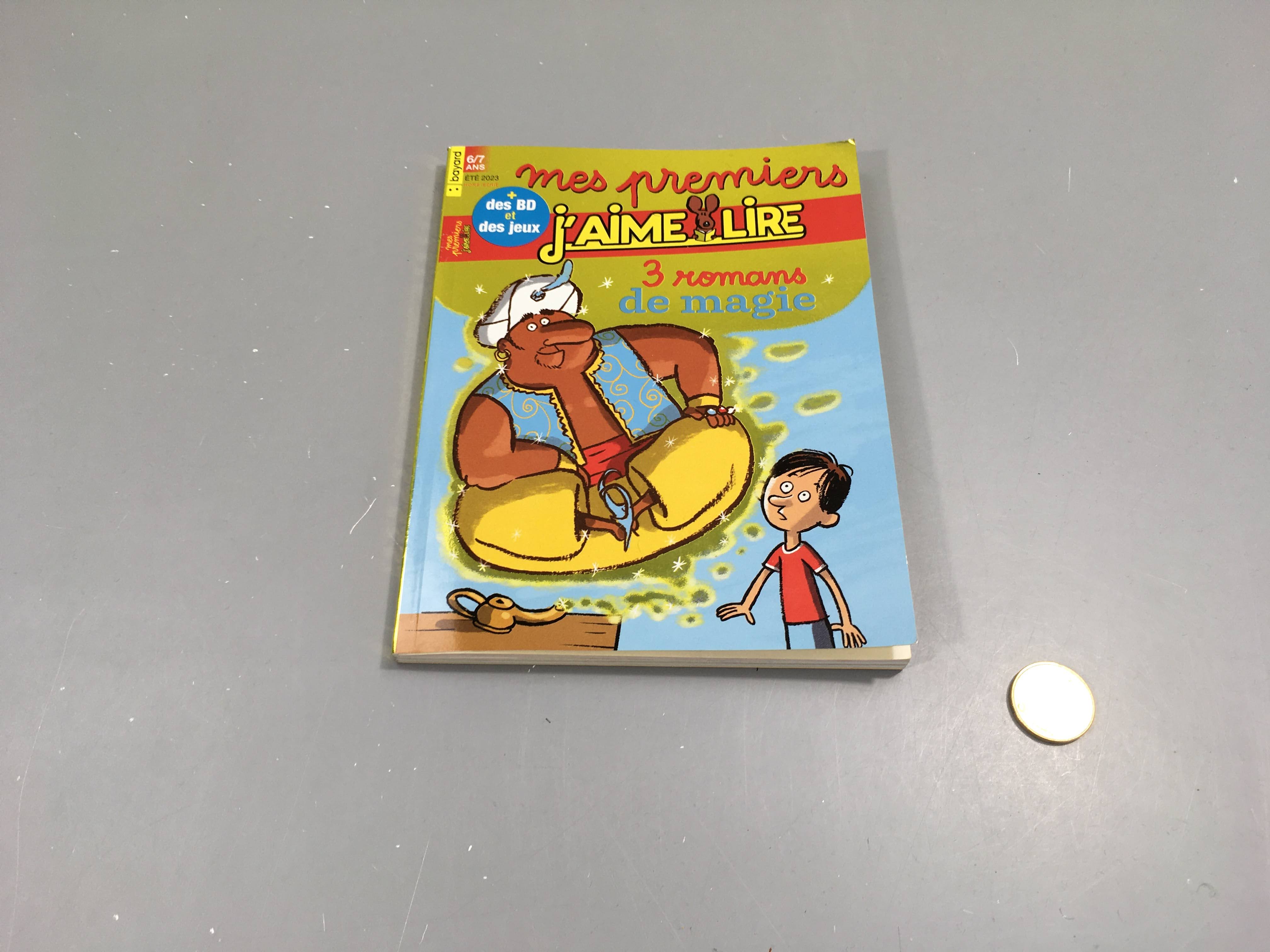 mes premiers j'aime lire, 3 romans de magie, 6-7 ans