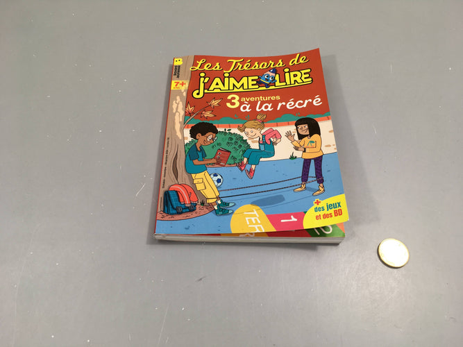 Les trésors de j'aime lire, 3 aventures à la récré, 7ans +, moins cher chez Petit Kiwi
