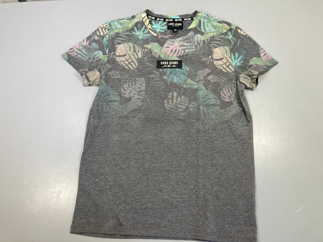 T-shirt m.c gris feuillage Cars jeans, moins cher chez Petit Kiwi