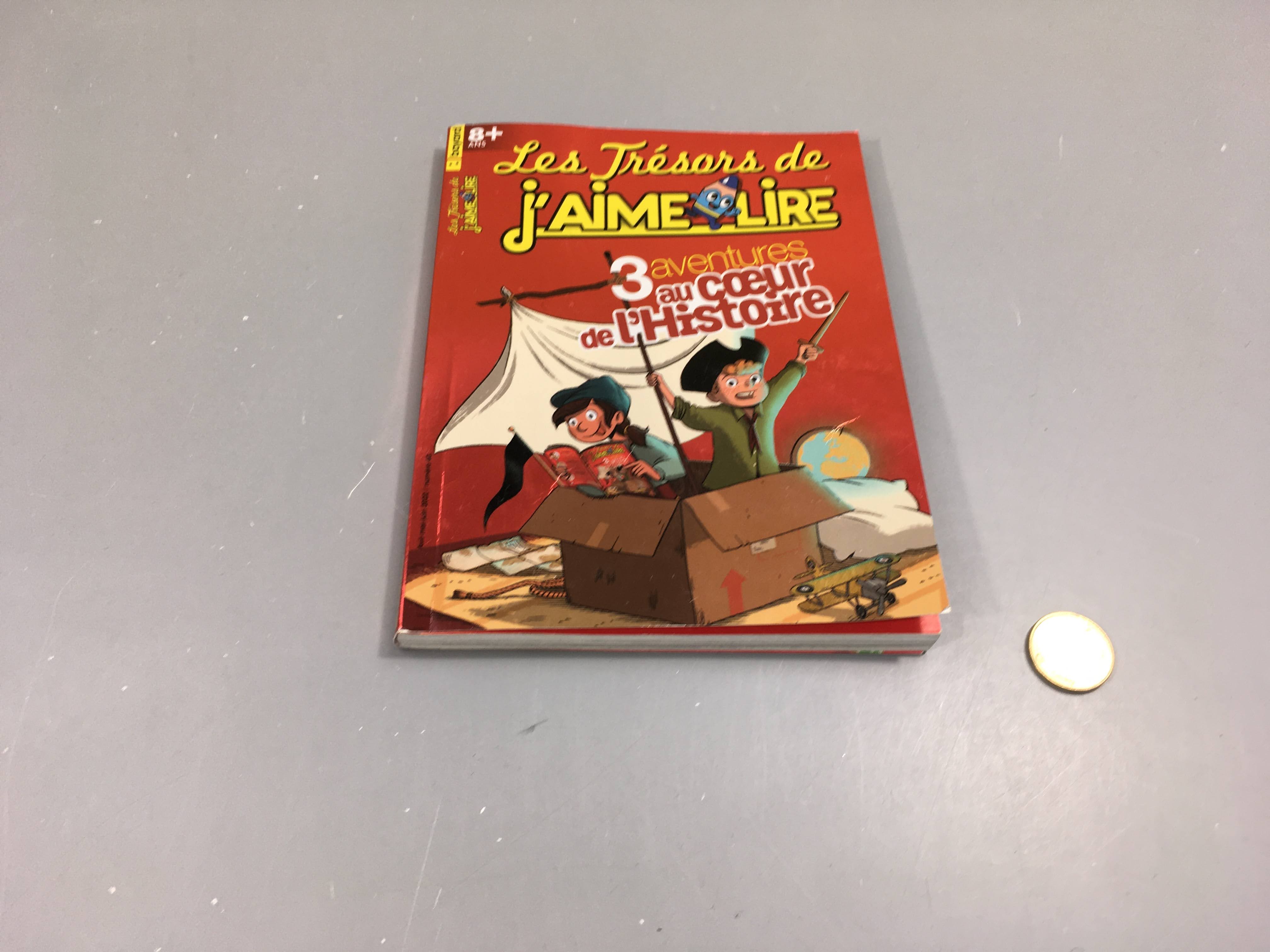 Les trésors de j'aime lire, 3 aventures au coeur de l'Histoire, 8ans +