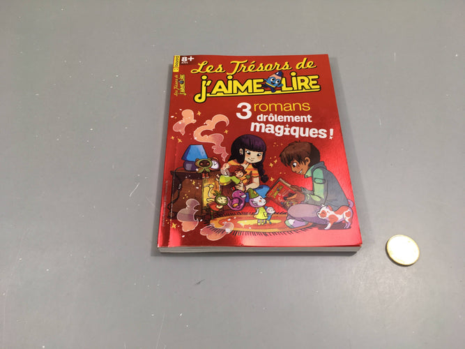 Les trésors de j'aime lire, 3 romans drôlement magiques, 8ans +, moins cher chez Petit Kiwi