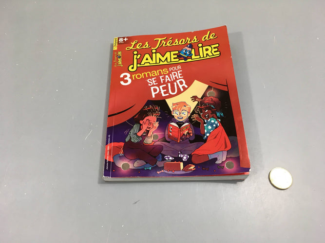 Les trésors de j'aime lire, 3 romans pour faire peur, 8ans +, moins cher chez Petit Kiwi