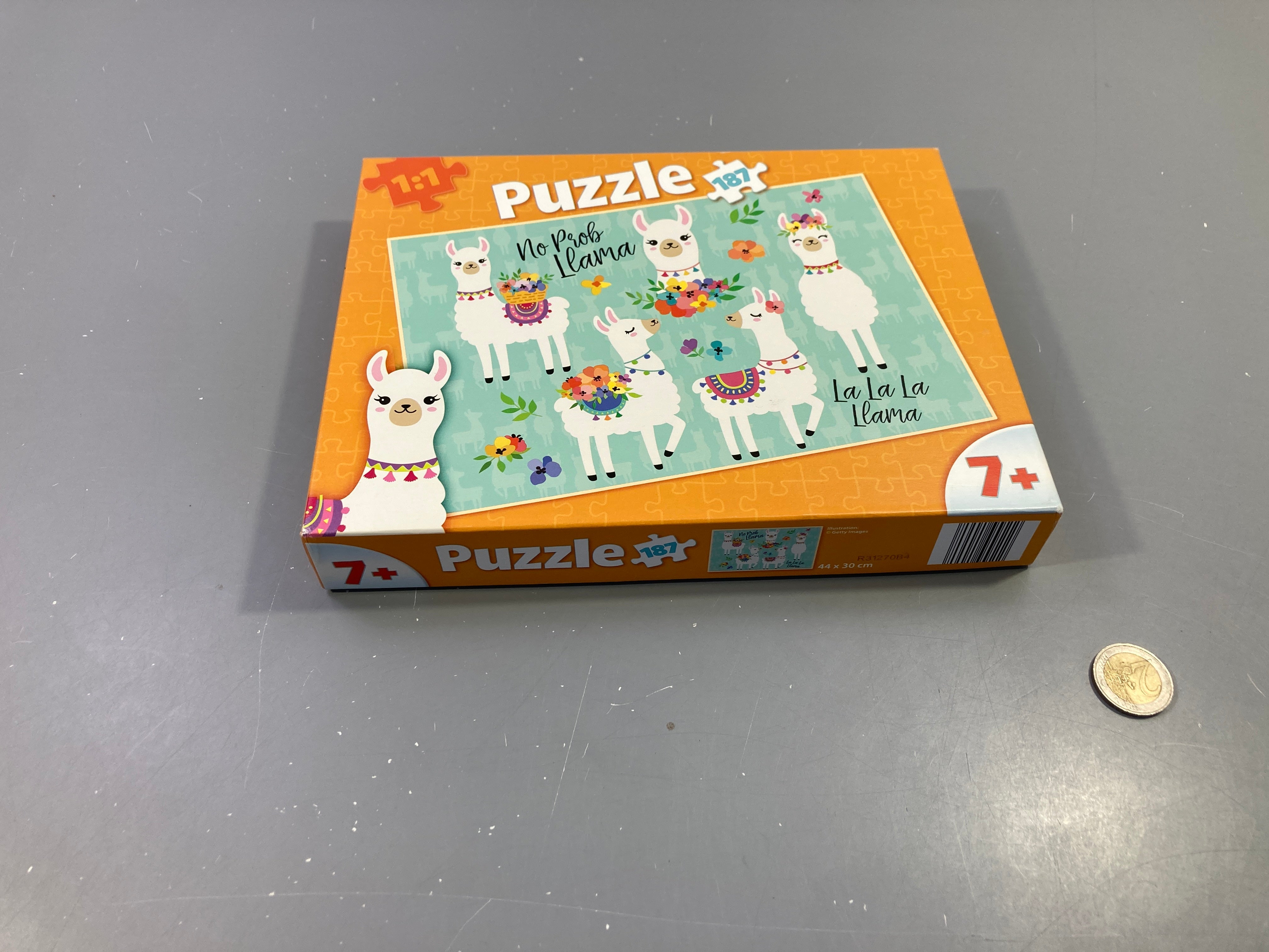 Puzzle lamas, 187pc, +7a