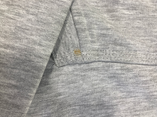 Sweat zippé à capuche gis chiné Scotch Petite tache haut poche gauche, moins cher chez Petit Kiwi