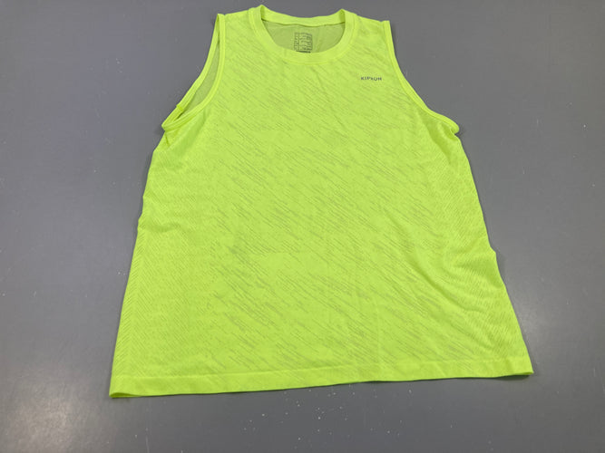 T-shirt s.m  de sport jaune fluo "Kiprun", moins cher chez Petit Kiwi