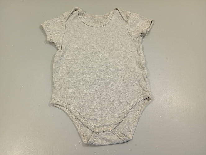 Body m.c gris  flammé, moins cher chez Petit Kiwi