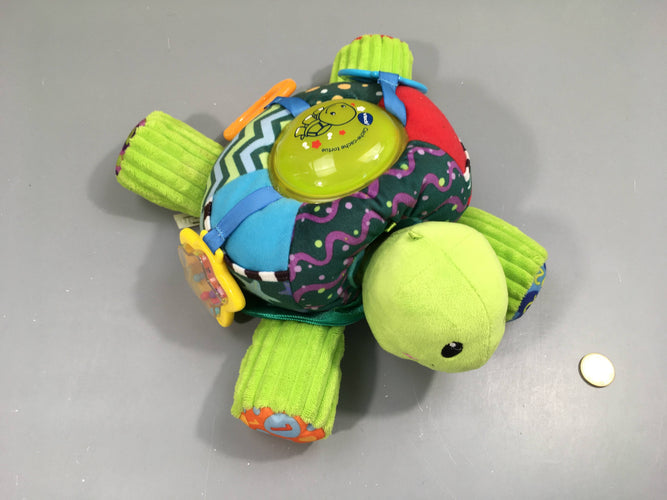Cache-cache tortue peluche interactive - fonctionne, à rafraichir, moins cher chez Petit Kiwi