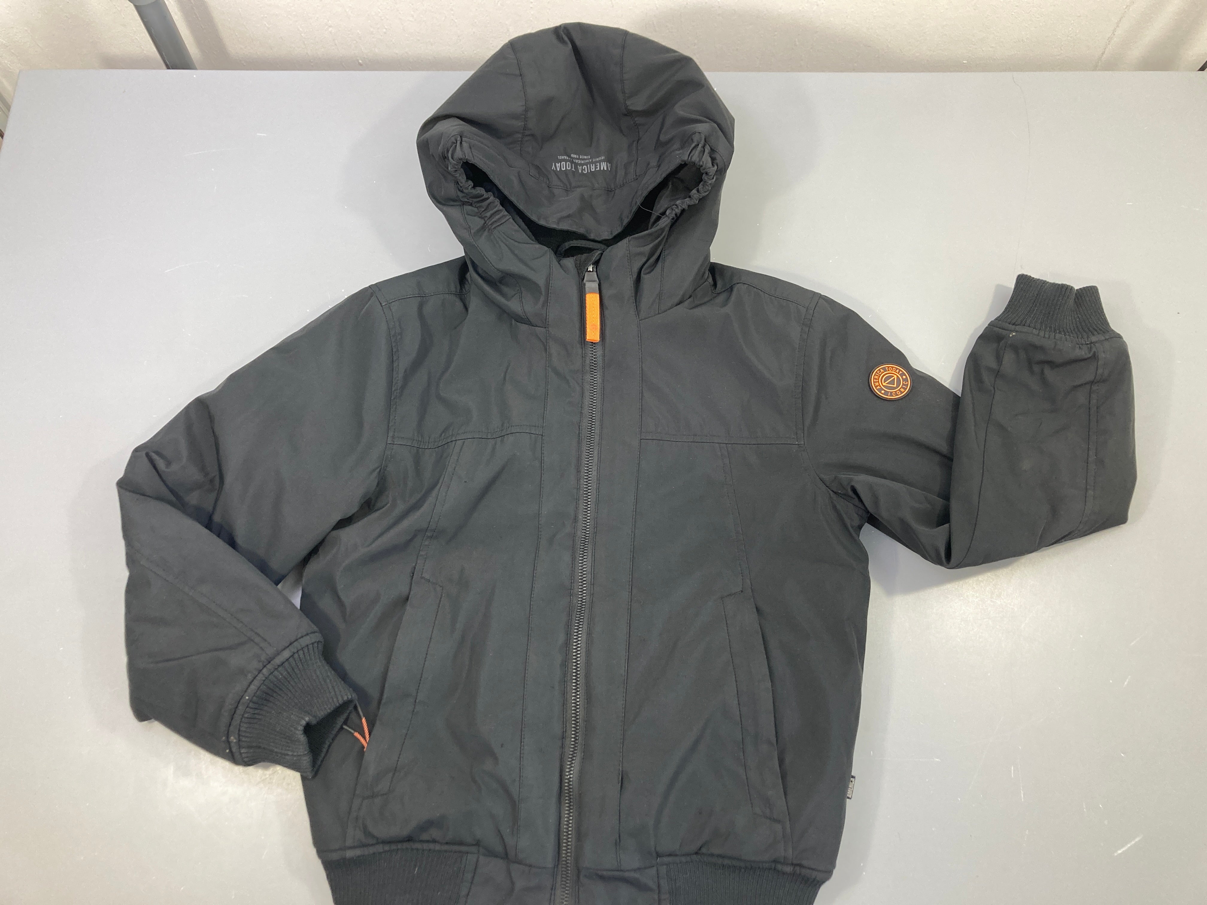 Veste zippée à  capuche noire
