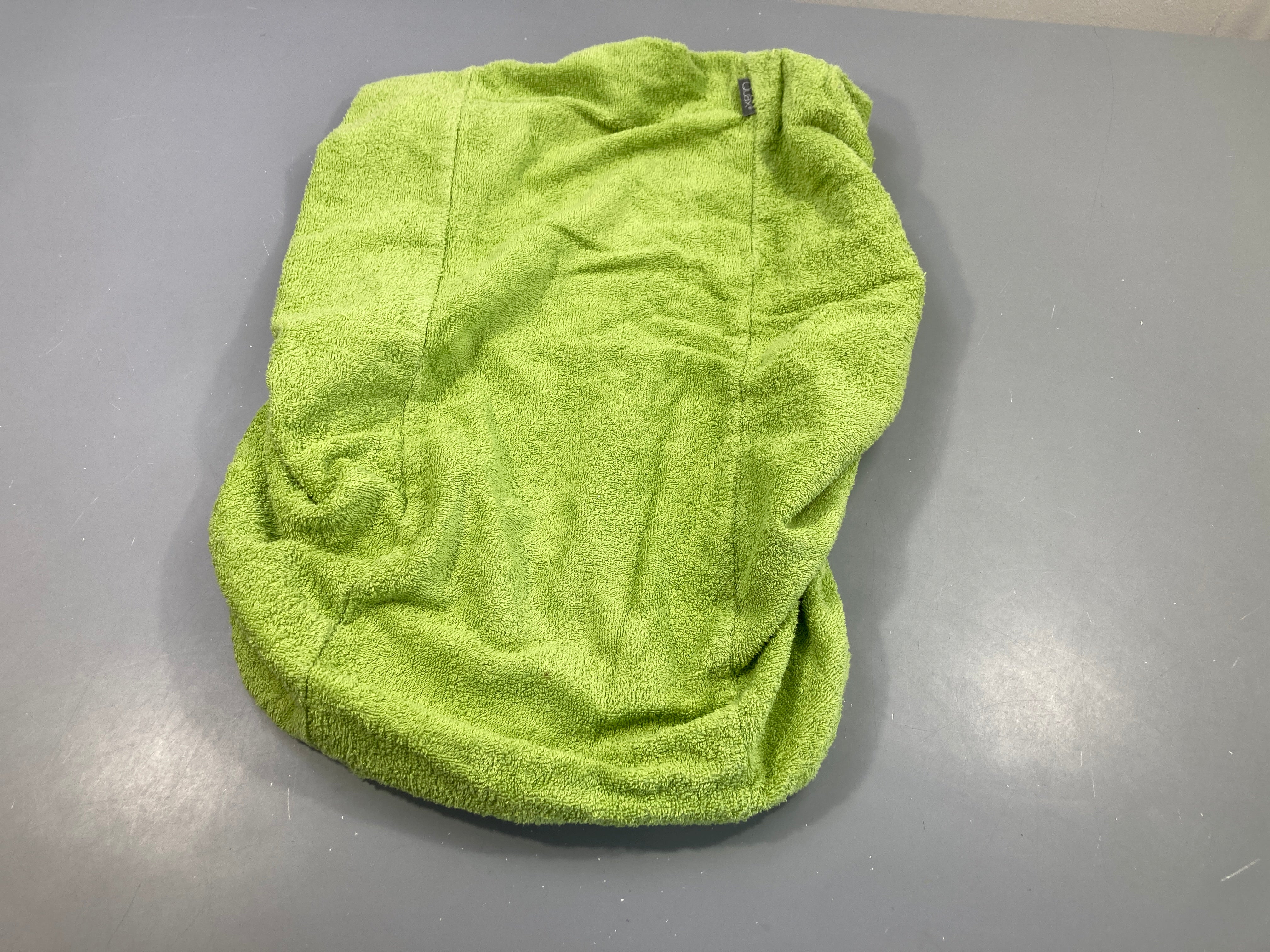 Housse  matelas  langer en éponge vert