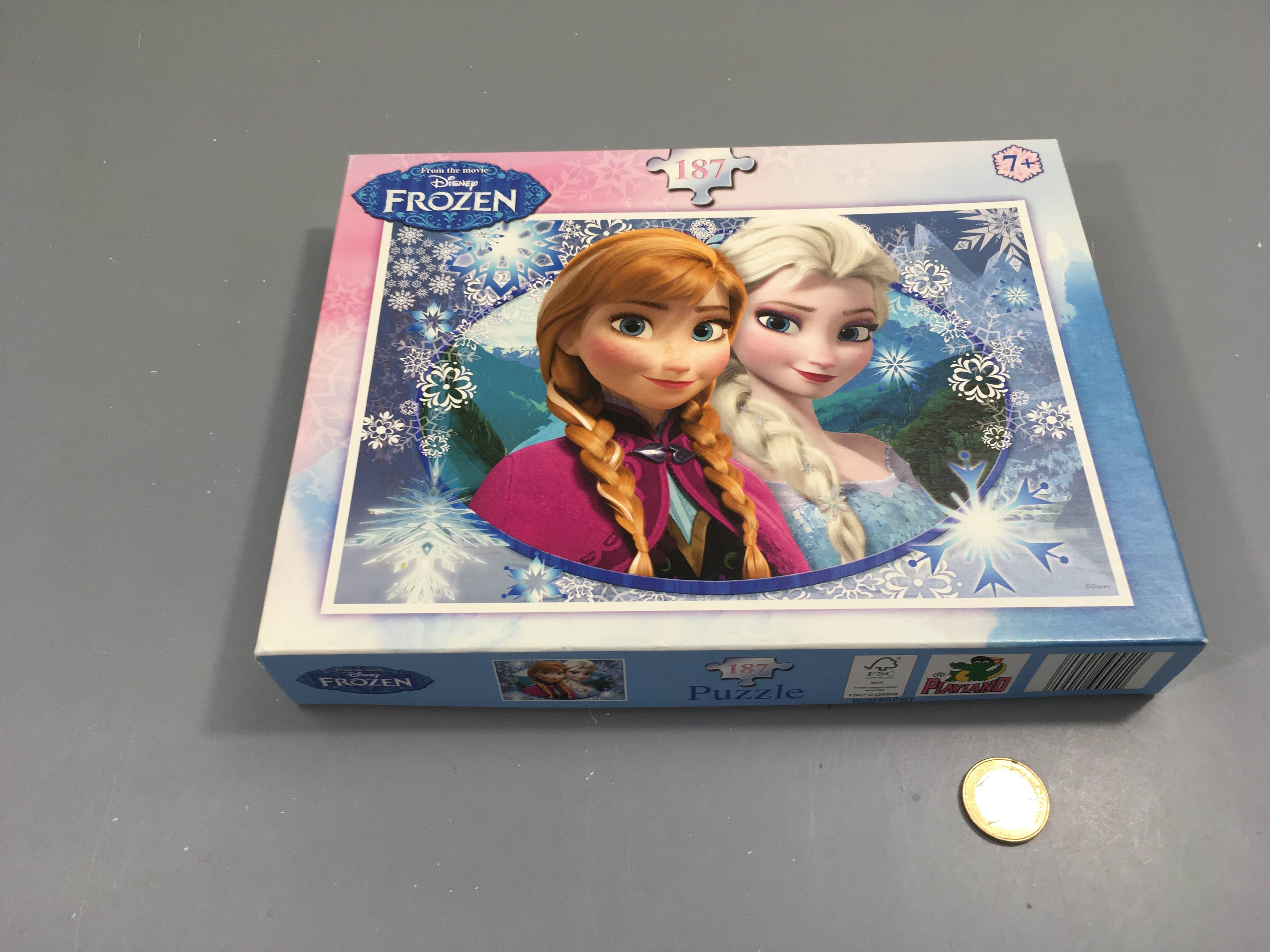 Puzzle Frozen, 187 pcs, 7+