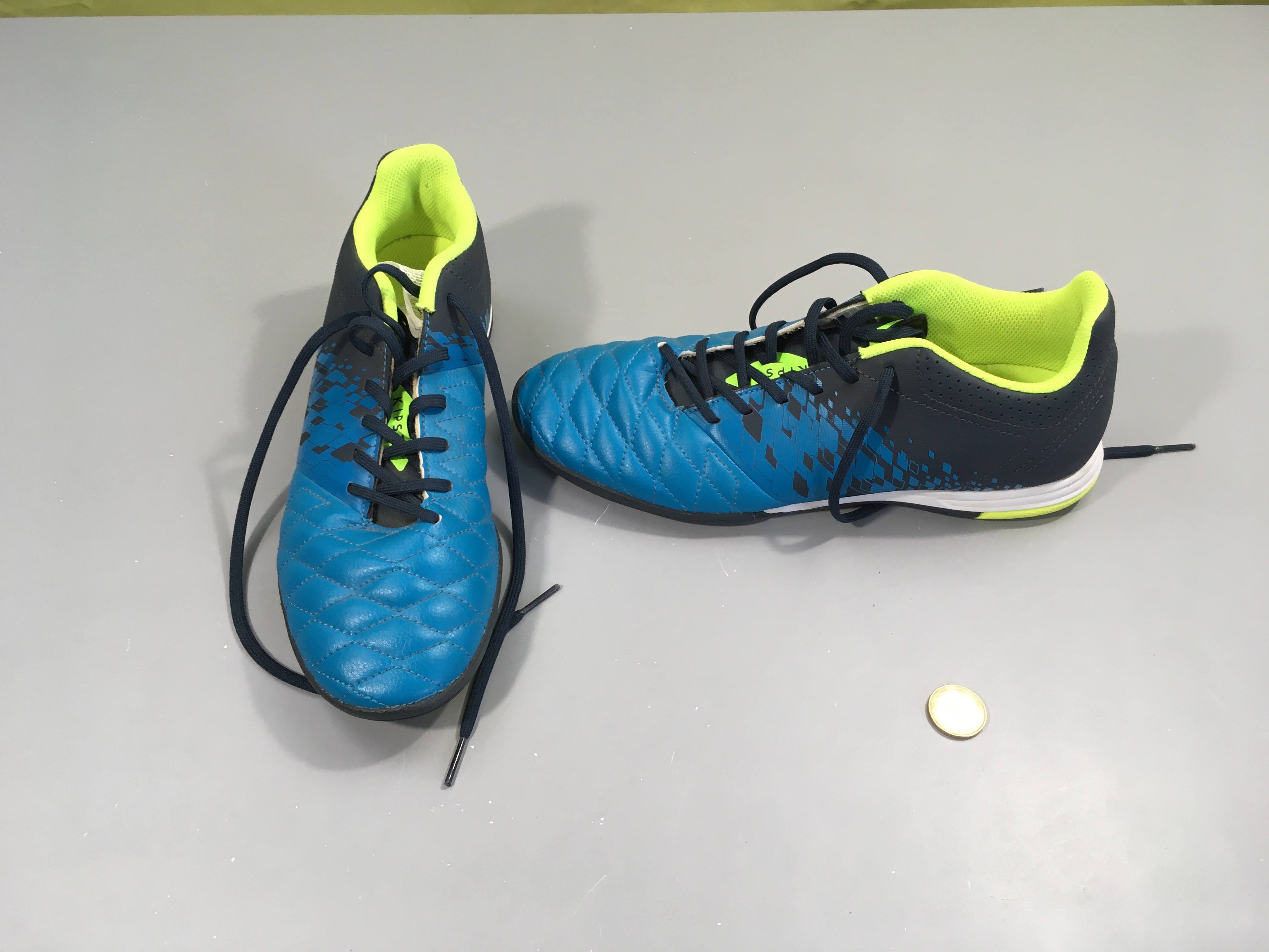 Baskets de babyfoot bleu/bleu foncé kipsta, 41