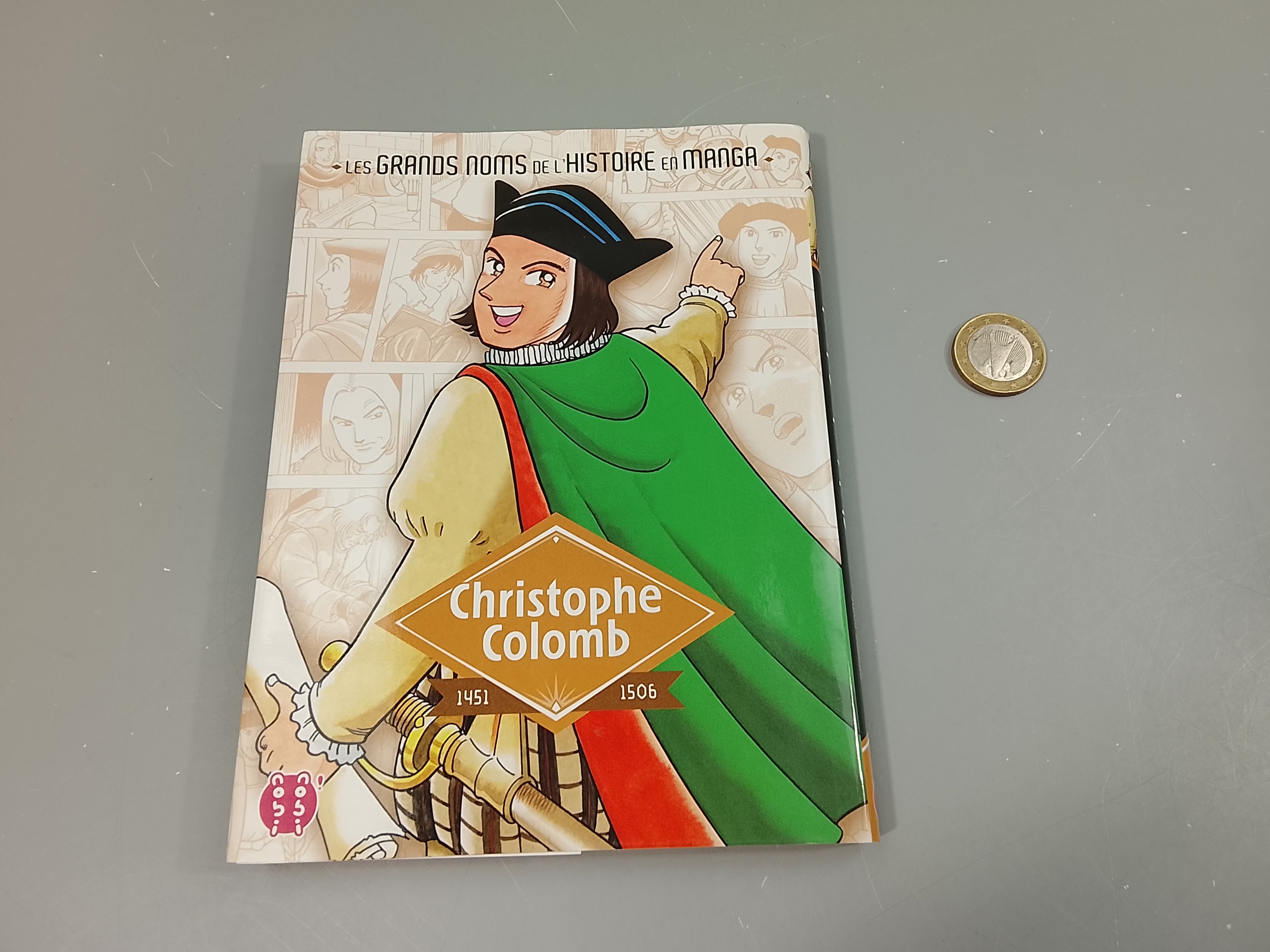 Les grands noms de l'histoire en Manga. Christophe Colomb