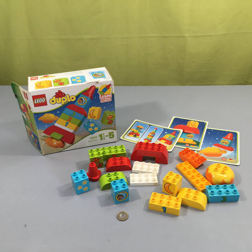 Duplo10815 Ma première fusée-Manque un rectangle rouge, moins cher chez Petit Kiwi