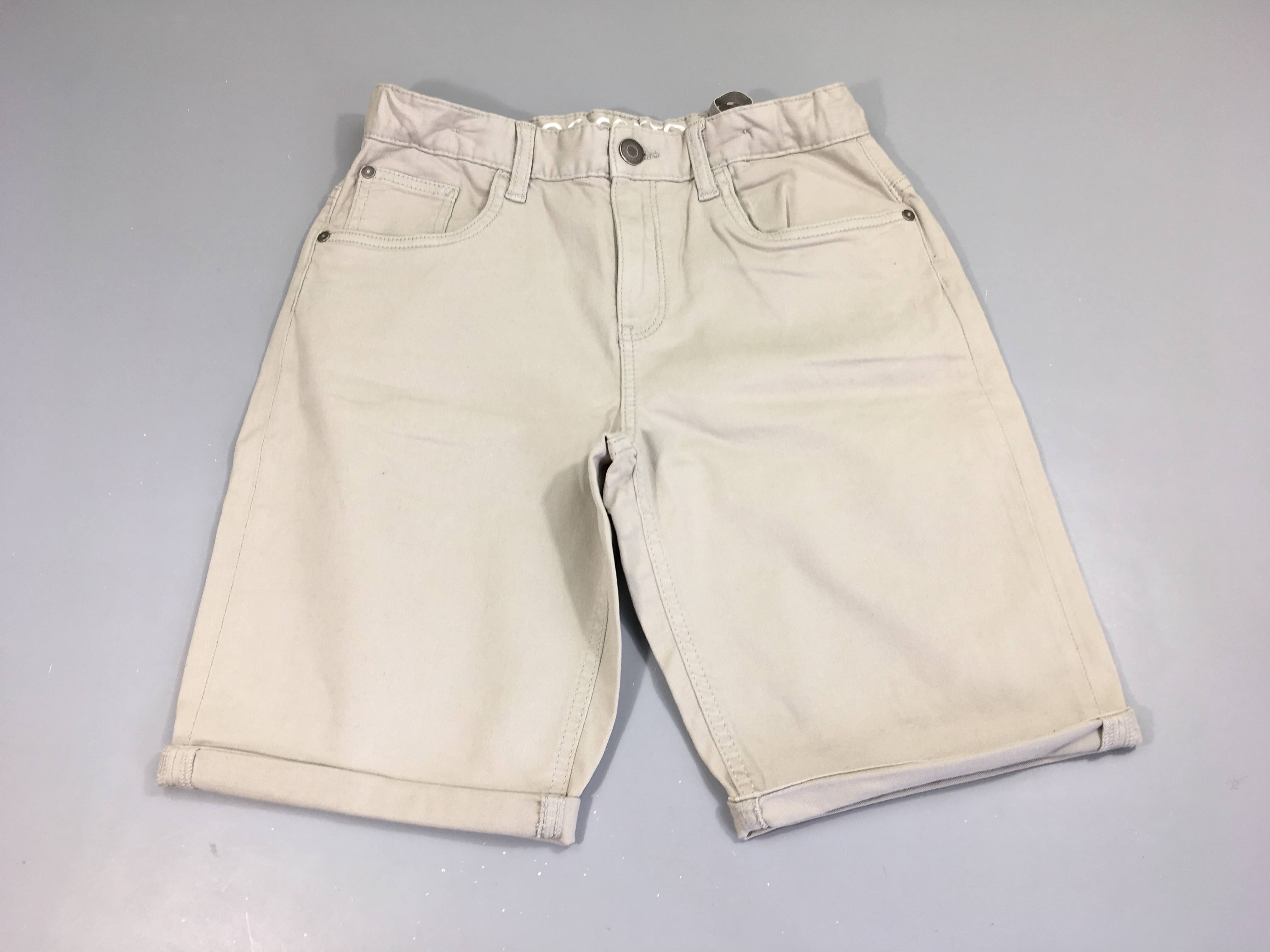 Bermuda jog cotton beige