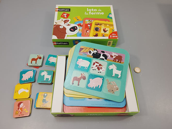 Complet le loto de la ferme,  +2, moins cher chez Petit Kiwi