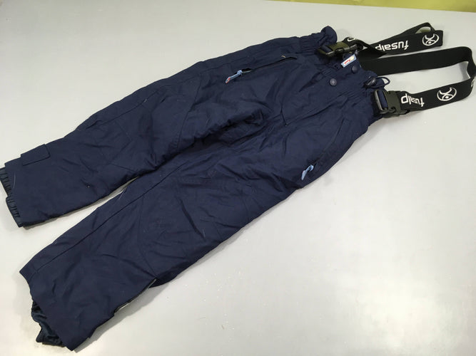 Pantalon de ski bleu marine à bretelles "Fusalp", moins cher chez Petit Kiwi