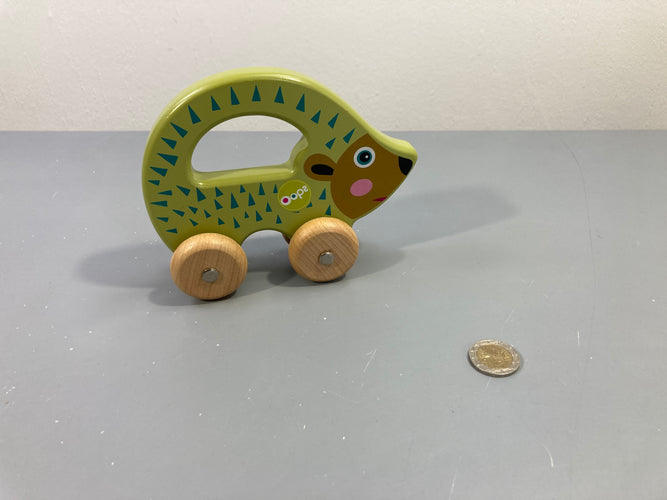 Hérisson sur roulettes en bois Oops Easy-Go, moins cher chez Petit Kiwi