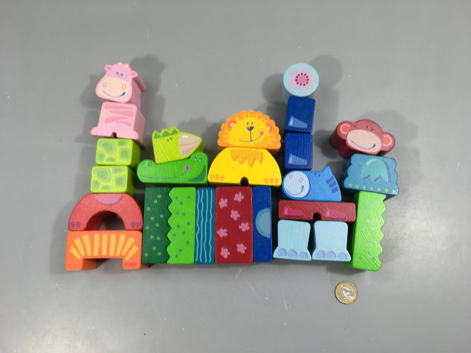 Blocs de construction Zoolino 25pcs - Dès 12 mois, moins cher chez Petit Kiwi