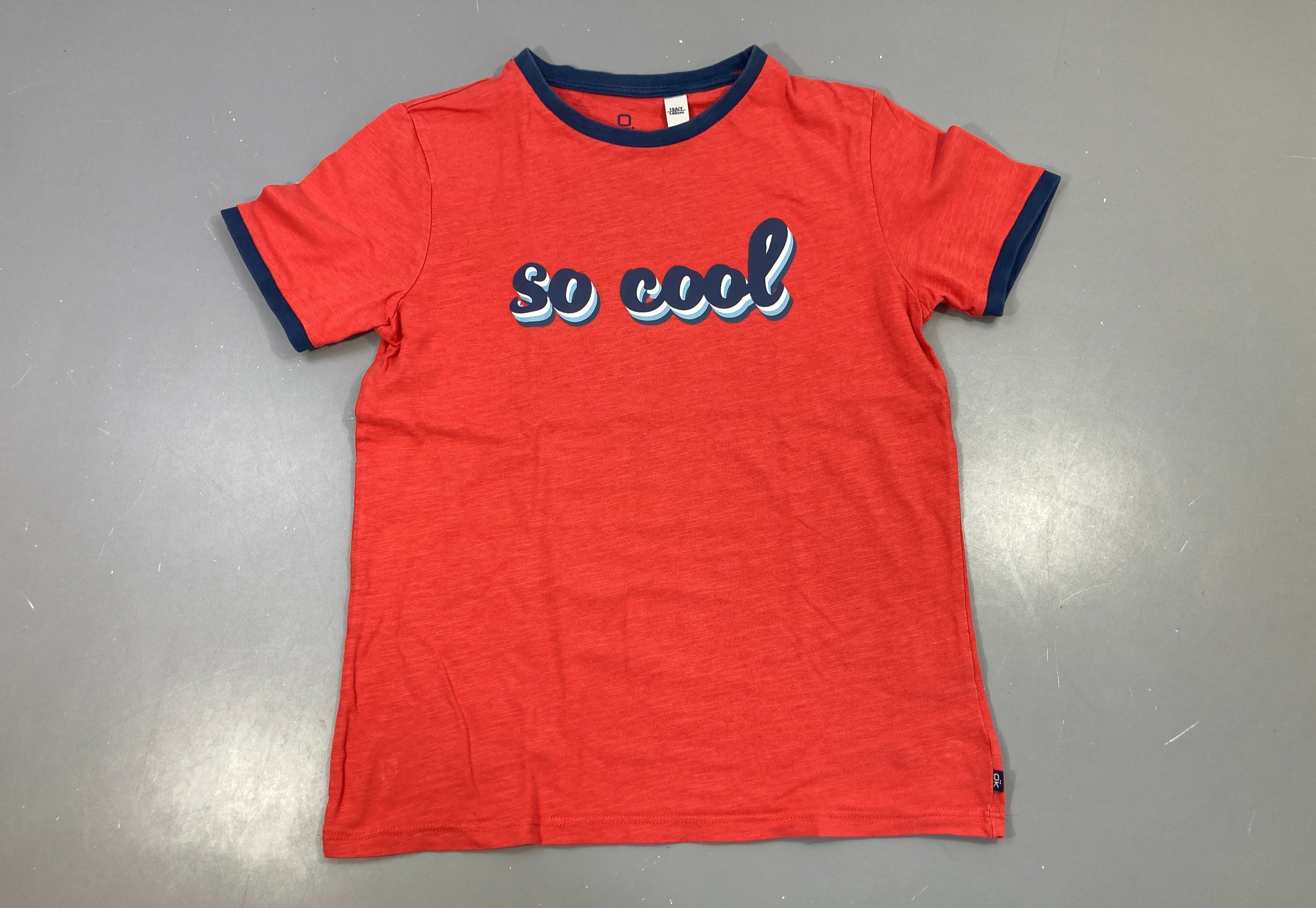 T-shirt m.c rouge so cool